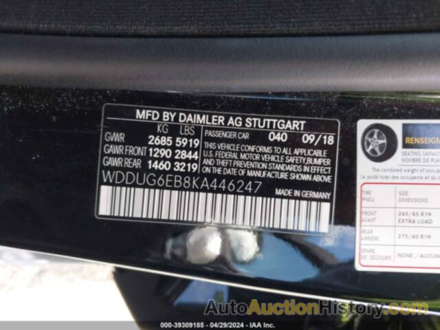 MERCEDES-BENZ S 450 4MATIC, WDDUG6EB8KA446247