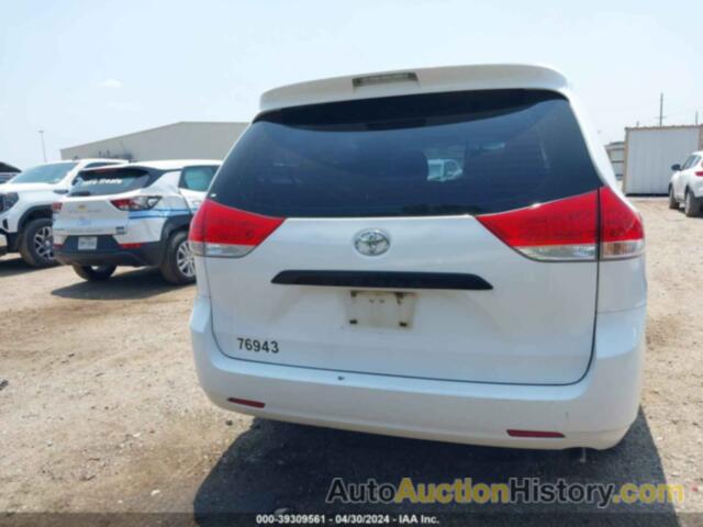 TOYOTA SIENNA L V6 7 PASSENGER, 5TDZK3DC4ES476943