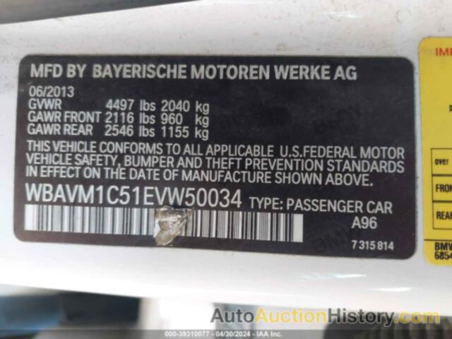 BMW X1 SDRIVE28I, WBAVM1C51EVW50034