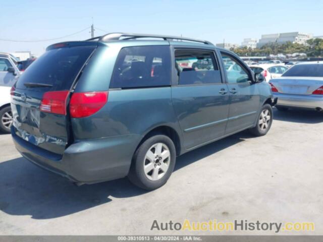 TOYOTA SIENNA LE, 5TDZA23C04S111916