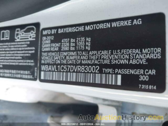 BMW X1 XDRIVE28I, WBAVL1C57DVR83002