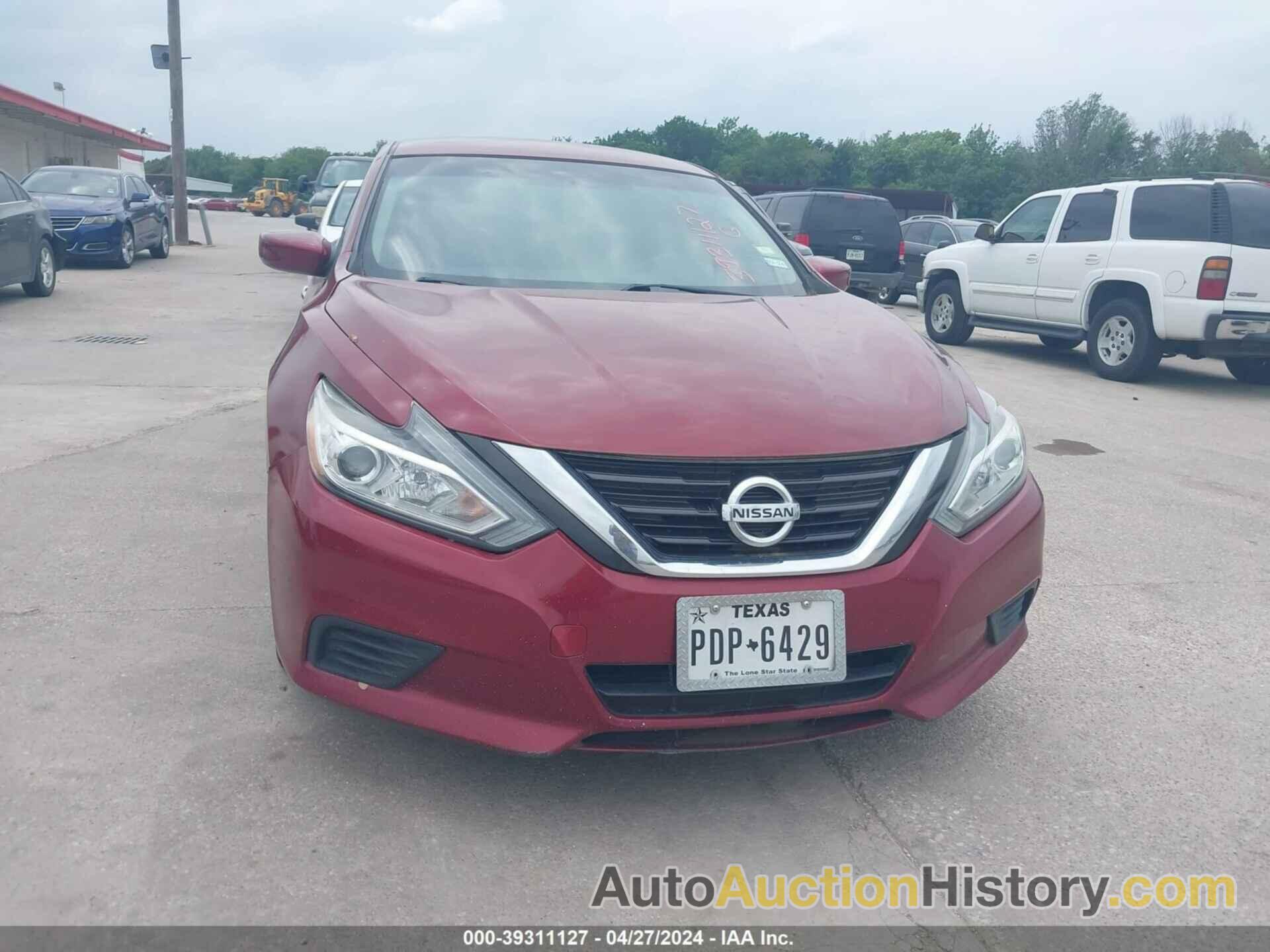 NISSAN ALTIMA 2.5 S, 1N4AL3AP1JC141609