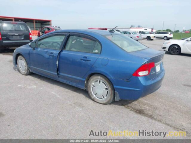 HONDA CIVIC HYBRID, JHMFA3F27AS004469