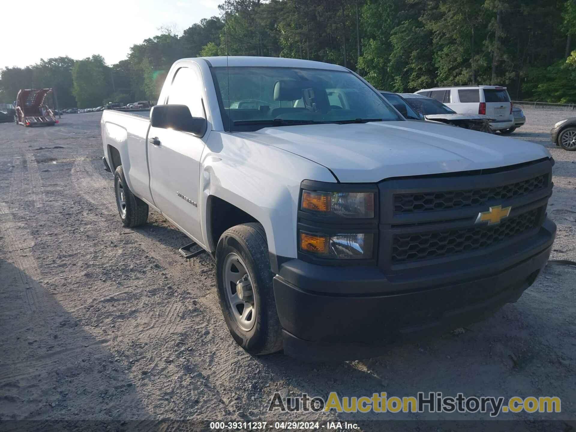 CHEVROLET SILVERADO 1500 WORK TRUCK 1WT, 1GCNCPEH7EZ408812