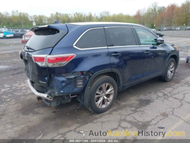 TOYOTA HIGHLANDER XLE V6, 5TDJKRFHXFS178469