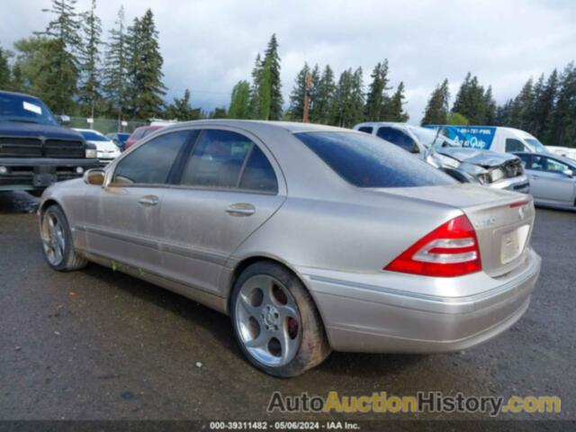 MERCEDES-BENZ C 240, WDBRF61J54A621779