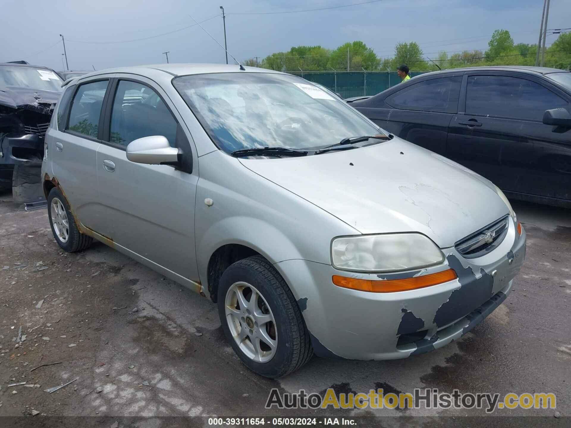 CHEVROLET AVEO LT, KL1TG62615B356456