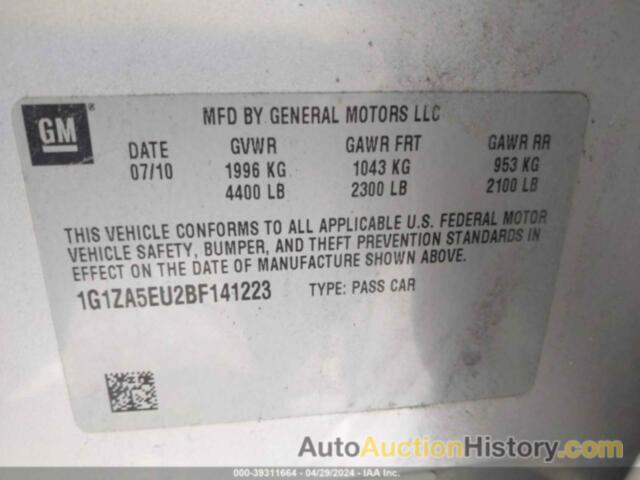 CHEVROLET MALIBU LS, 1G1ZA5EU2BF141223