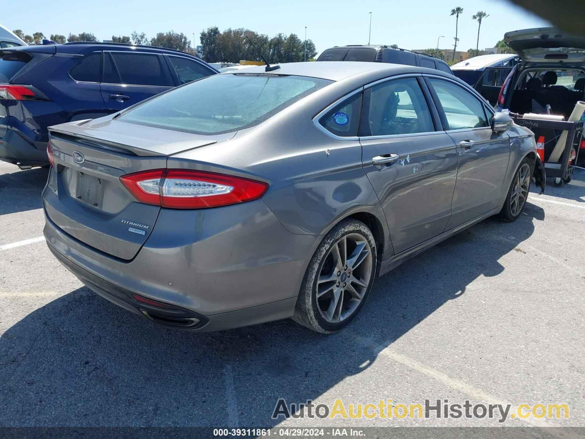 FORD FUSION TITANIUM, 3FA6P0K9XER241675