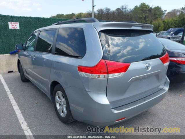 TOYOTA SIENNA LE V6 8 PASSENGER, 5TDKK3DC1DS348949