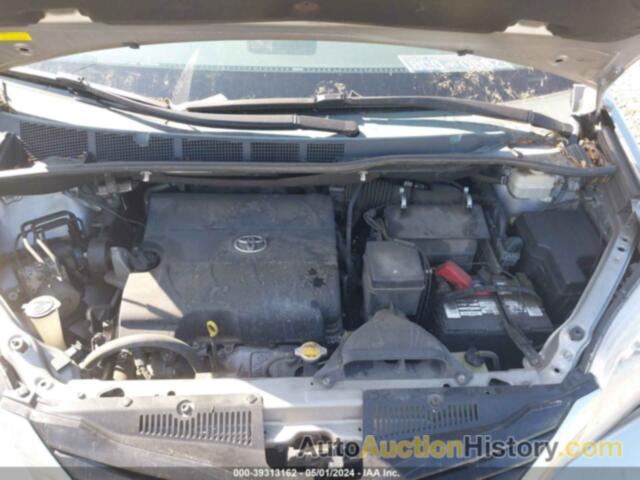 TOYOTA SIENNA LE V6 8 PASSENGER, 5TDKK3DC8DS365327