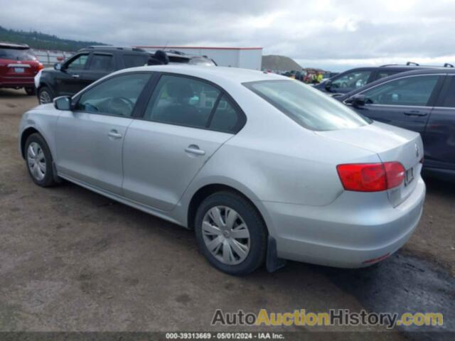 VOLKSWAGEN JETTA 2.5L SE, 3VWDP7AJ1CM385175