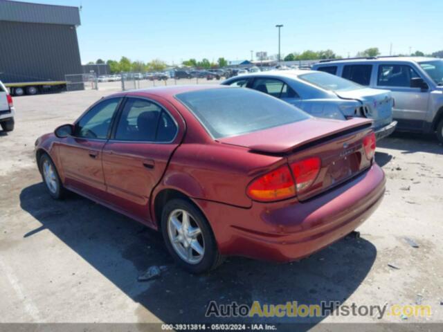 OLDSMOBILE ALERO GLS, 1G3NF52E9YC360193