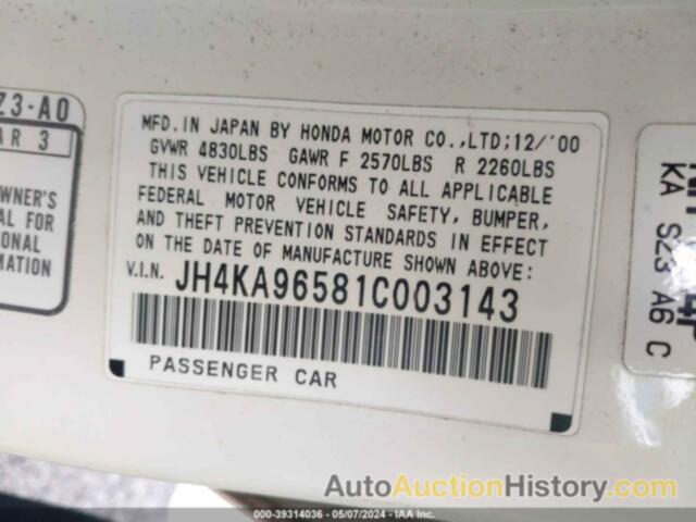 ACURA RL 3.5, JH4KA96581C003143