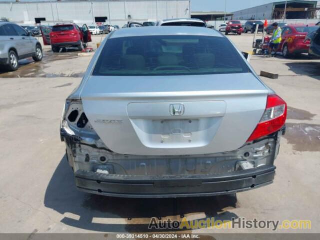 HONDA CIVIC LX, 2HGFB2F51CH601700