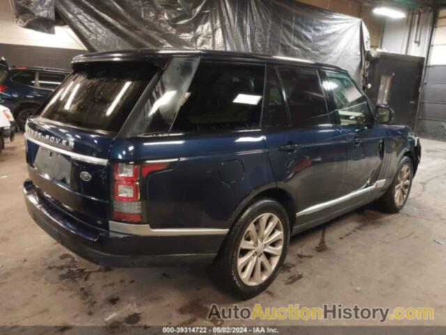 LAND ROVER RANGE ROVER 3.0L V6 SUPERCHARGED HSE, SALGS2VF0FA233311