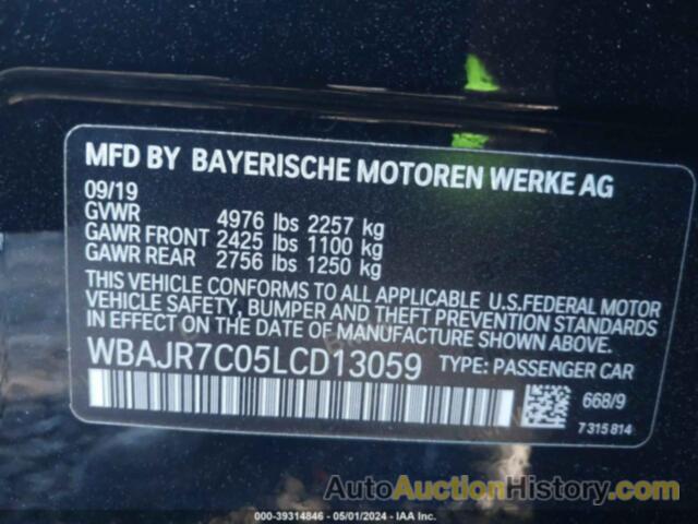 BMW 530 XI, WBAJR7C05LCD13059