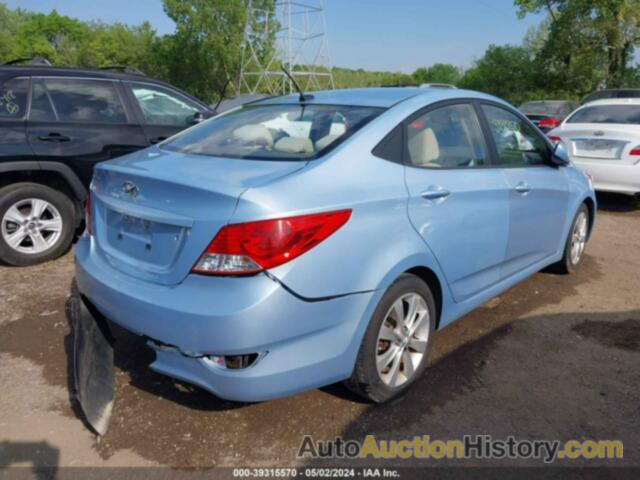 HYUNDAI ACCENT GLS, KMHCU4AE6DU381821