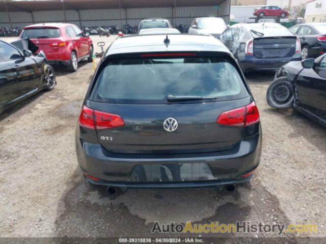 VOLKSWAGEN GOLF GTI SE 4-DOOR, 3VW5T7AU0GM005579