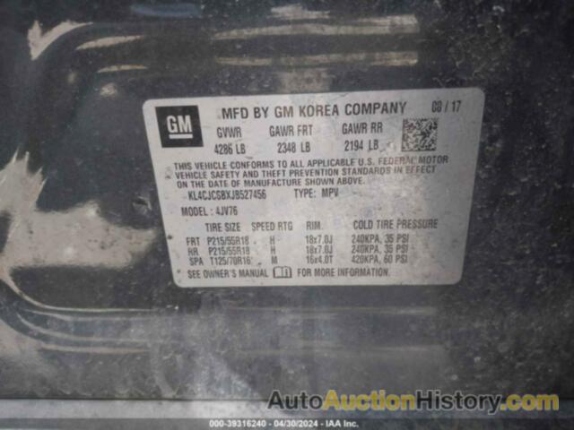 BUICK ENCORE ESSENCE, KL4CJCSBXJB527456