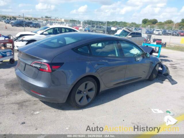 TESLA MODEL 3 REAR-WHEEL DRIVE, 5YJ3E1EAXPF400794