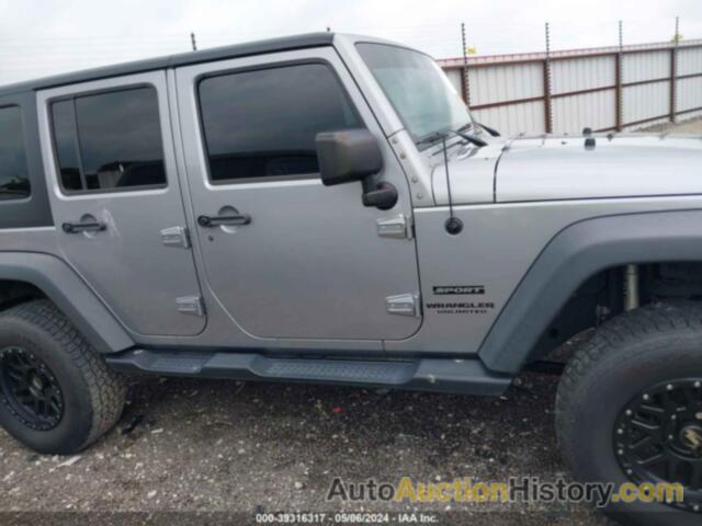 JEEP WRANGLER UNLIMITED SPORT 4X4, 1C4BJWDG4HL535245