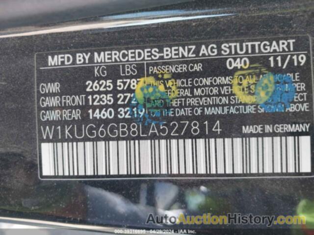 MERCEDES-BENZ S 450, W1KUG6GB8LA527814
