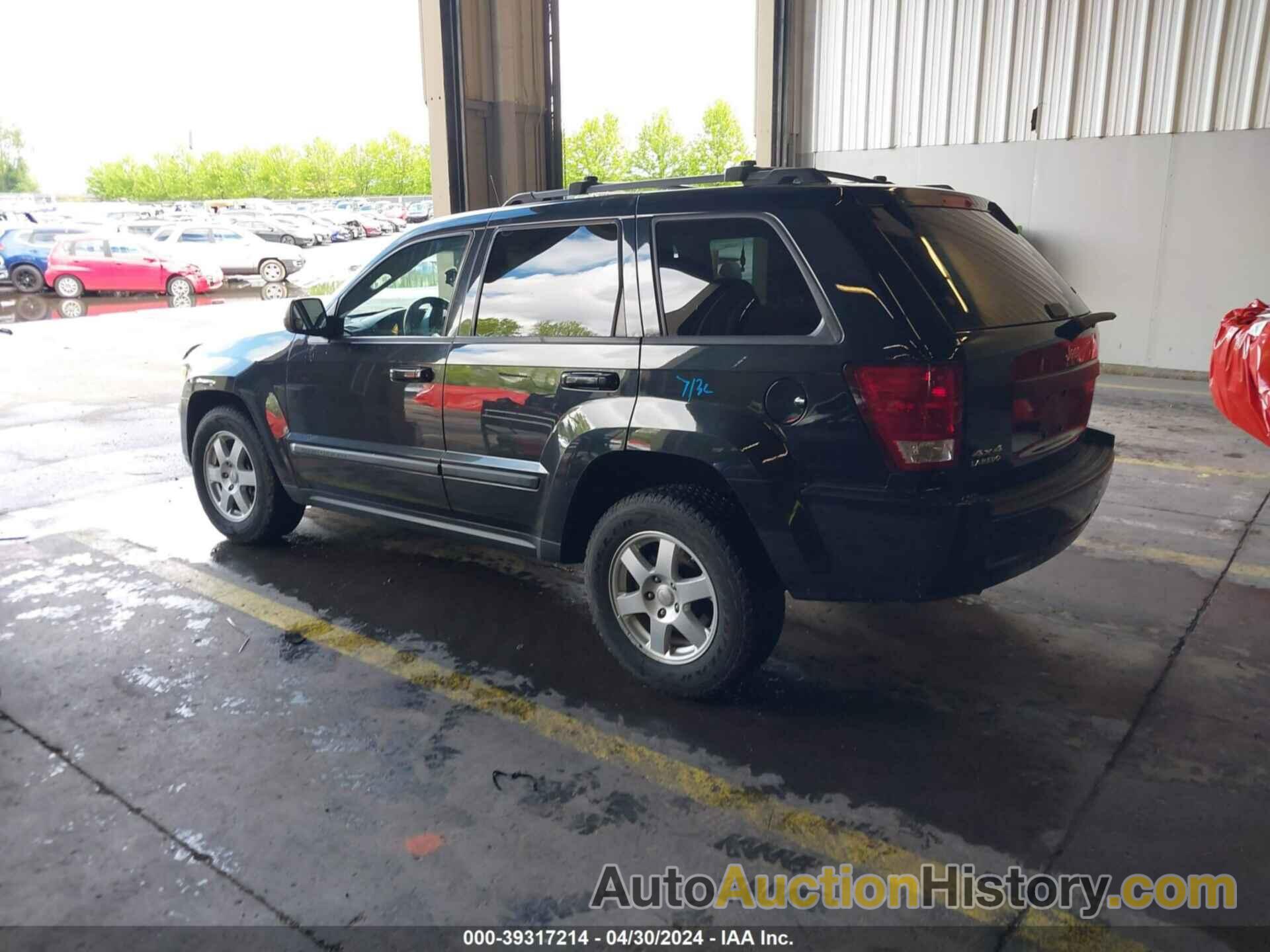 JEEP GRAND CHEROKEE LAREDO, 1J8GR48K29C504992