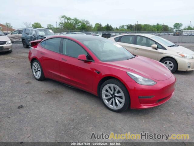 TESLA MODEL 3 REAR-WHEEL DRIVE, 5YJ3E1EA2NF188308