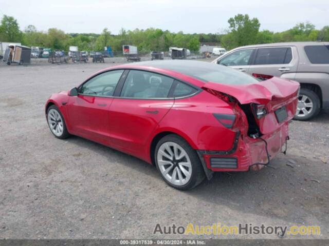 TESLA MODEL 3 REAR-WHEEL DRIVE, 5YJ3E1EA2NF188308