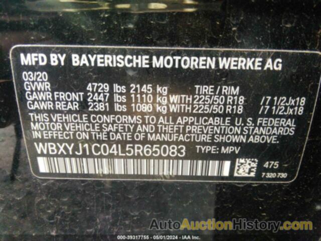 BMW X2 XDRIVE28I, WBXYJ1C04L5R65083