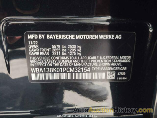 BMW 5 SERIES M550I XDRIVE, WBA13BK01PCM32154