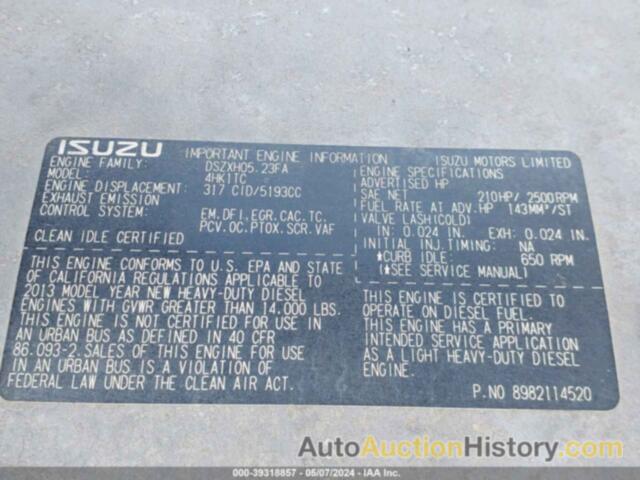 ISUZU DSL REG AT, JALE5W168E7900476