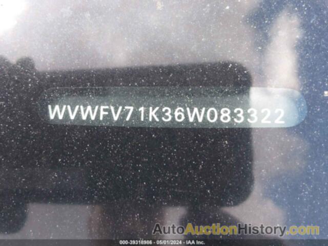 VOLKSWAGEN GTI 2-DOOR, WVWFV71K36W083322