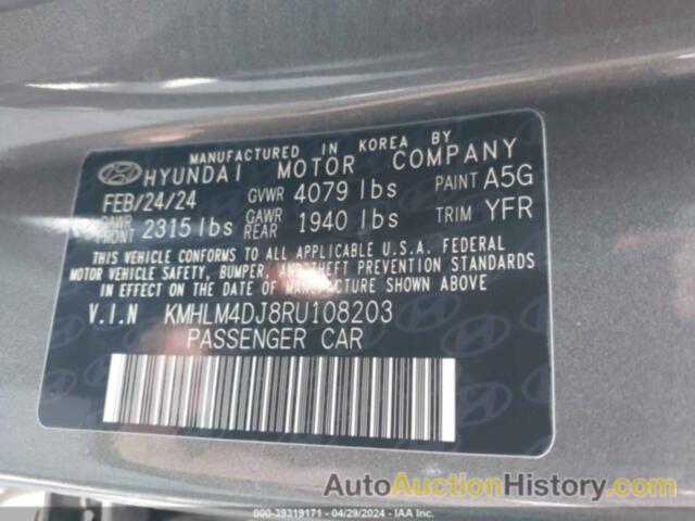 HYUNDAI ELANTRA HYBRID BLUE, KMHLM4DJ8RU108203