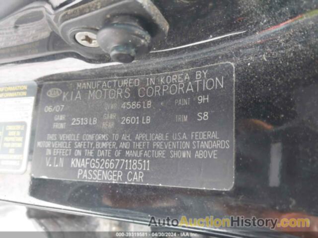 KIA RONDO EX V6, KNAFG526677118511