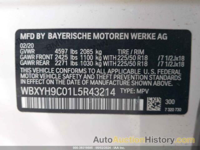 BMW X2 SDRIVE28I, WBXYH9C01L5R43214