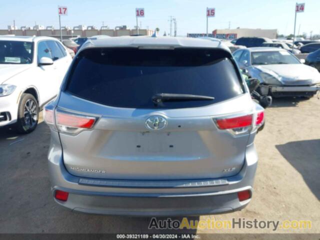 TOYOTA HIGHLANDER XLE V6, 5TDKKRFH2ES027922