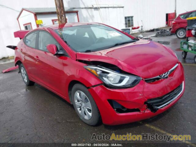 HYUNDAI ELANTRA SE, KMHDH4AE3GU557477