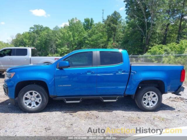 CHEVROLET COLORADO 2WD  SHORT BOX LT, 1GCGSCEN0N1265243