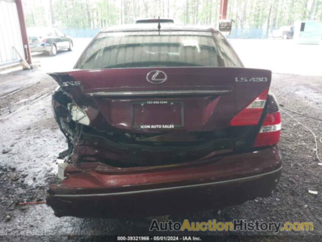 LEXUS LS 430, JTHBN36F665030282