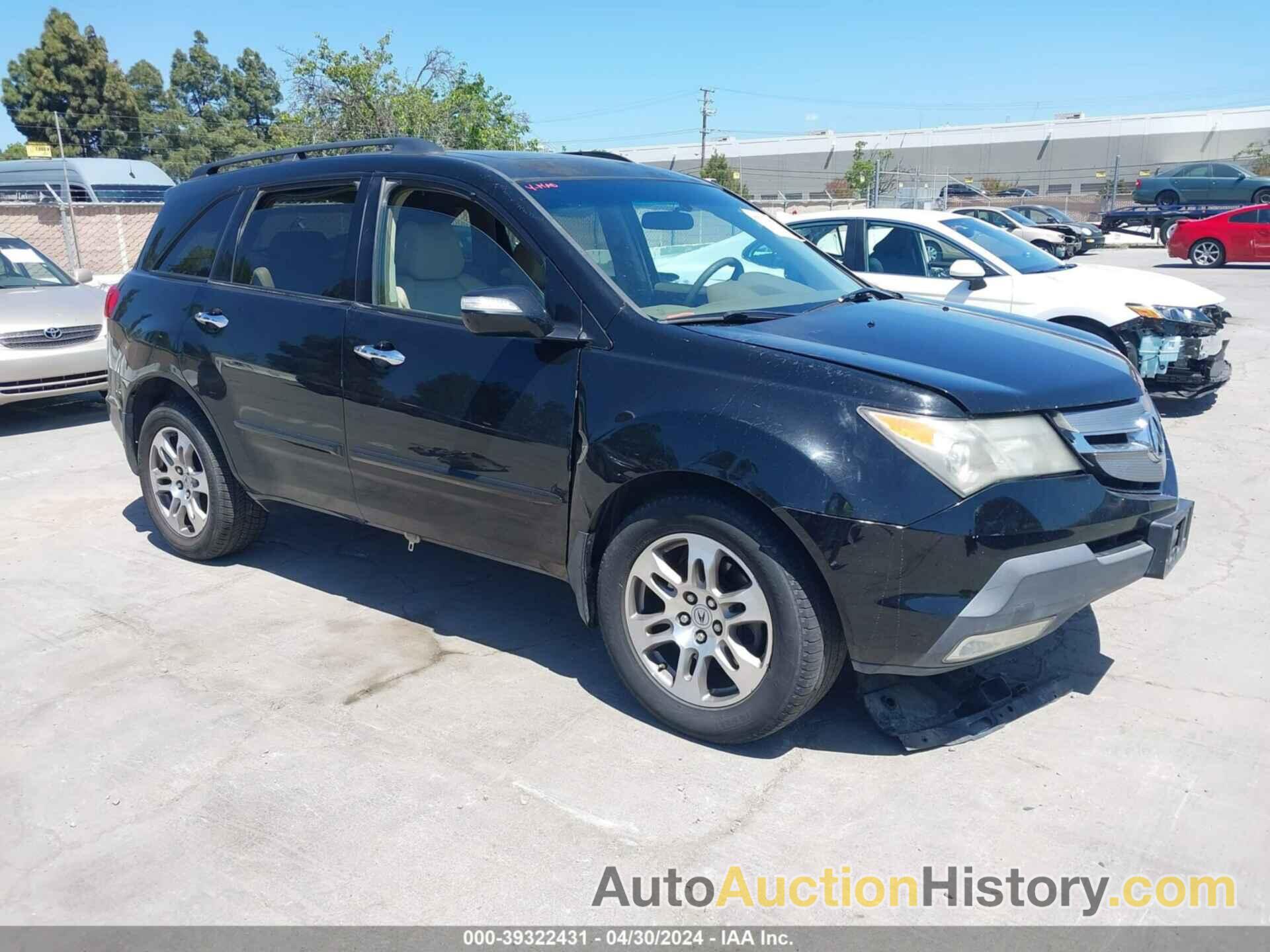 ACURA MDX TECHNOLOGY PACKAGE, 2HNYD28427H513163