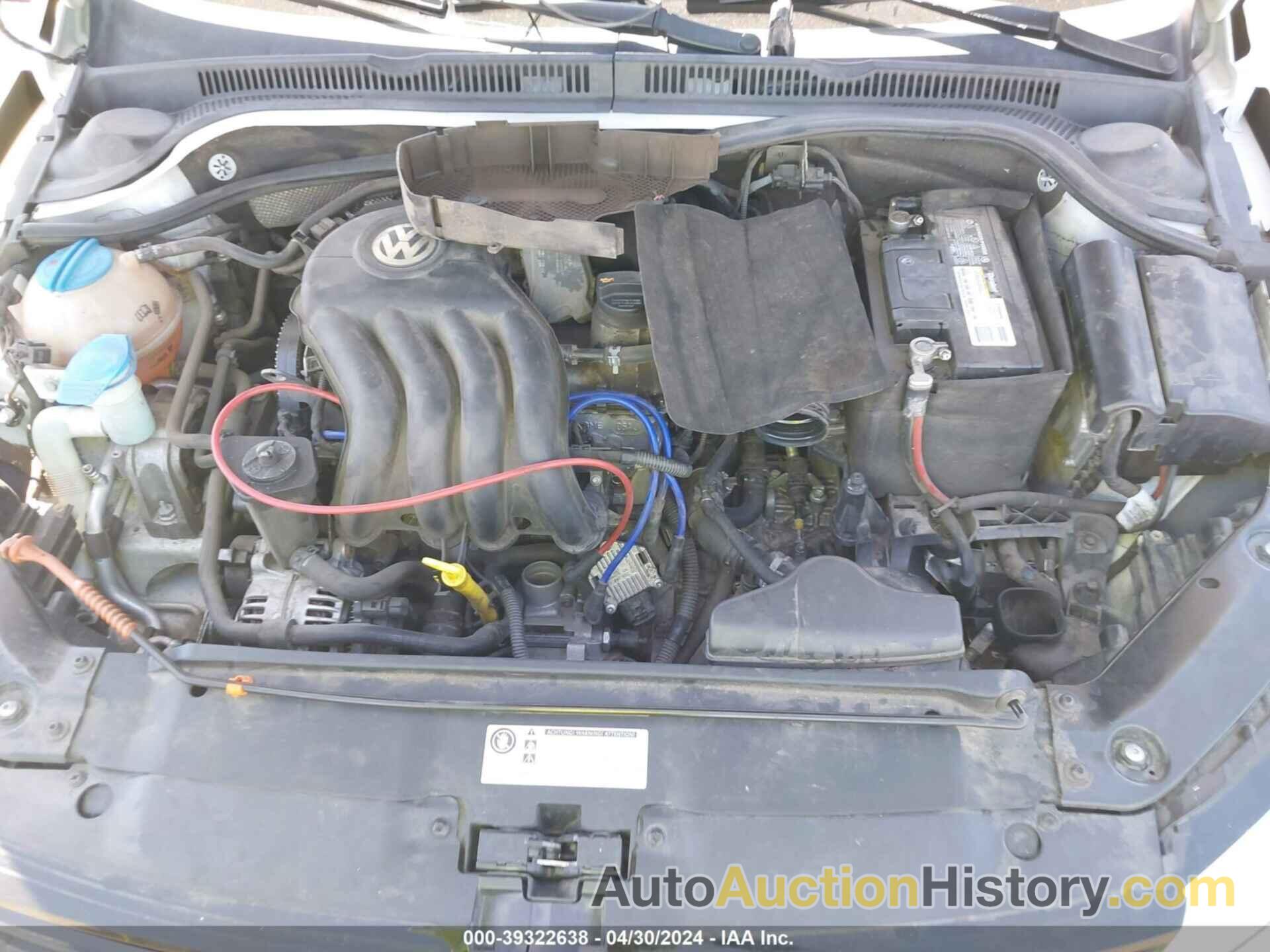 VOLKSWAGEN JETTA 2.0L S, 3VW2K7AJ1BM011489