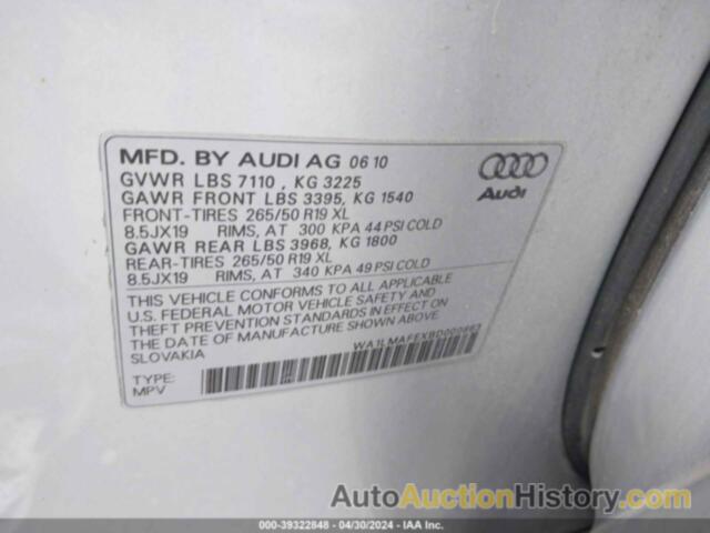 AUDI Q7 3.0 TDI PREMIUM, WA1LMAFEXBD000863