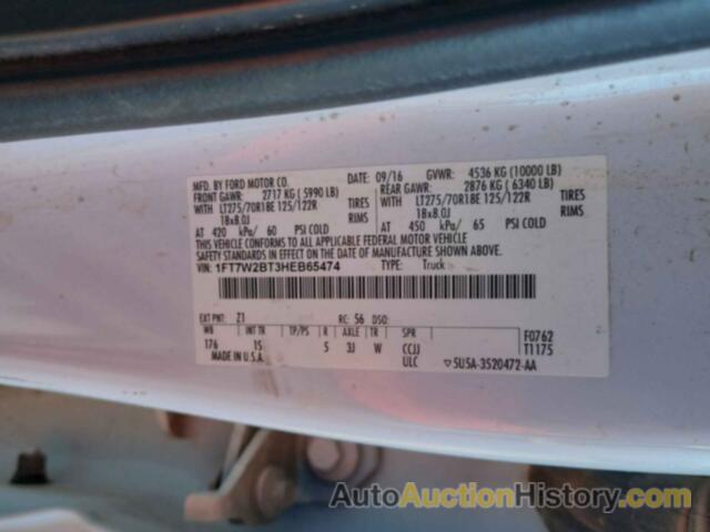 FORD F-250 XL, 1FT7W2BT3HEB65474