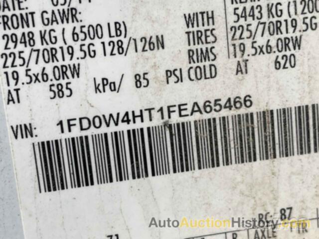 FORD F-450 CHASSIS XL, 1FD0W4HT1FEA65466