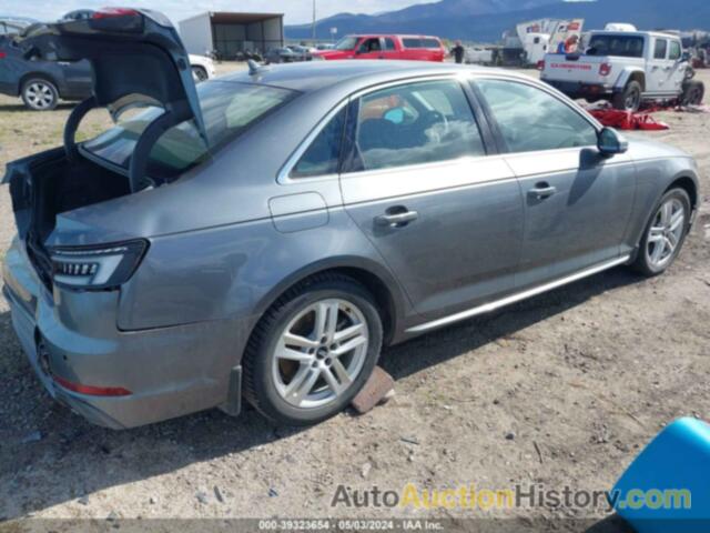 AUDI A4 SEDAN, WAUCNAF43JN009422