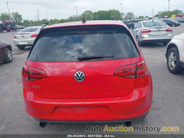 VOLKSWAGEN GOLF GTI AUTOBAHN W/PERFORMANCE PACKAGE 4-DOOR/S W/PERFORMANCE PACKAGE 4-DOOR/SE W/PERFORMANCE PACKAGE 4-DOOR, 3VW447AU7GM066758