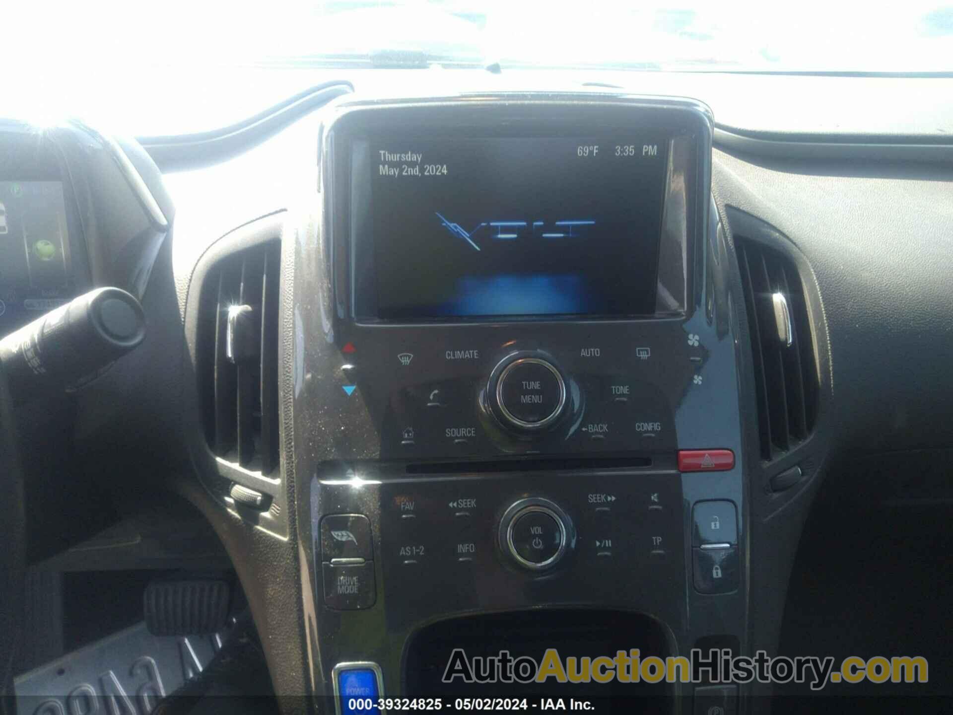 CHEVROLET VOLT, 1G1RA6E40FU122239