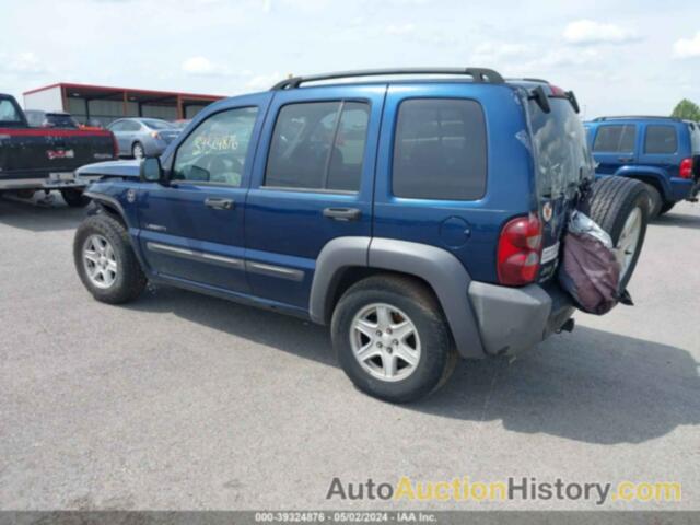 JEEP LIBERTY SPORT, 1J4GL48K04W259247